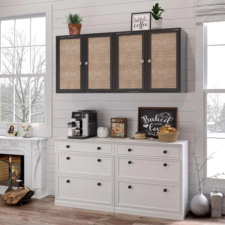 newownds wall cabinet storage rattan laundry cabinet 750x750